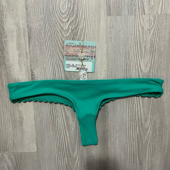 NWT Luli fama mermaid crossing let’s be mermaids buns out large bikini bottom - Picture 3 of 5